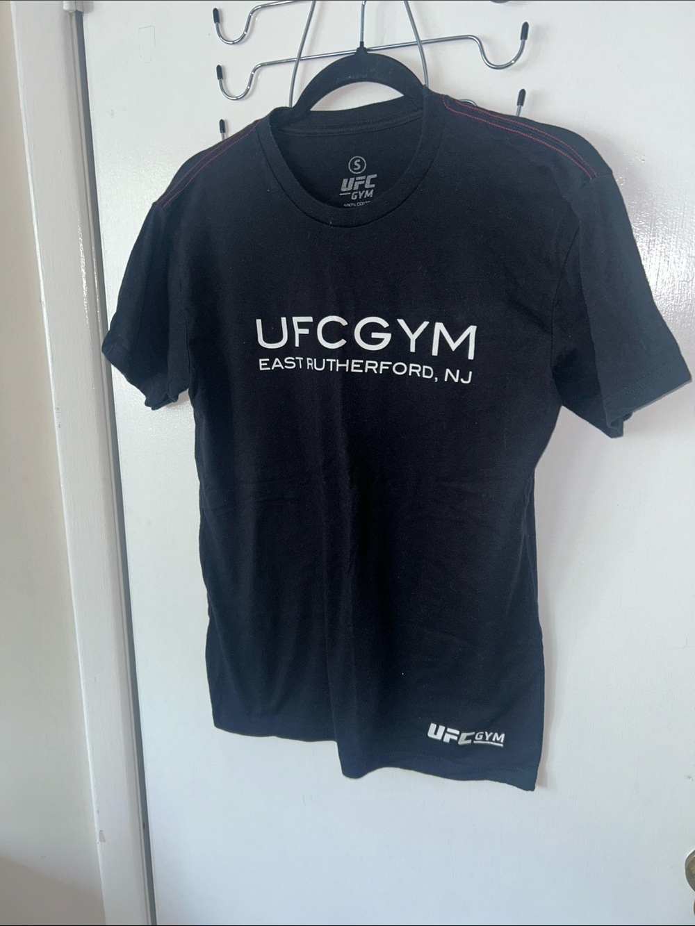 UFC GYM East Rutherford Black Logo Cotton T-Shirt Unisex Small